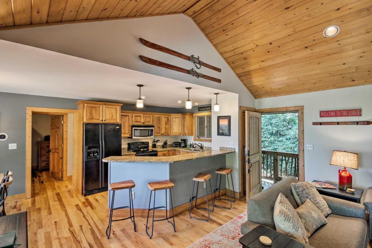 Cabin With Hot Tub And Mountain Views Less Than 5 Mi To Boone Blowing Rock Extérieur photo