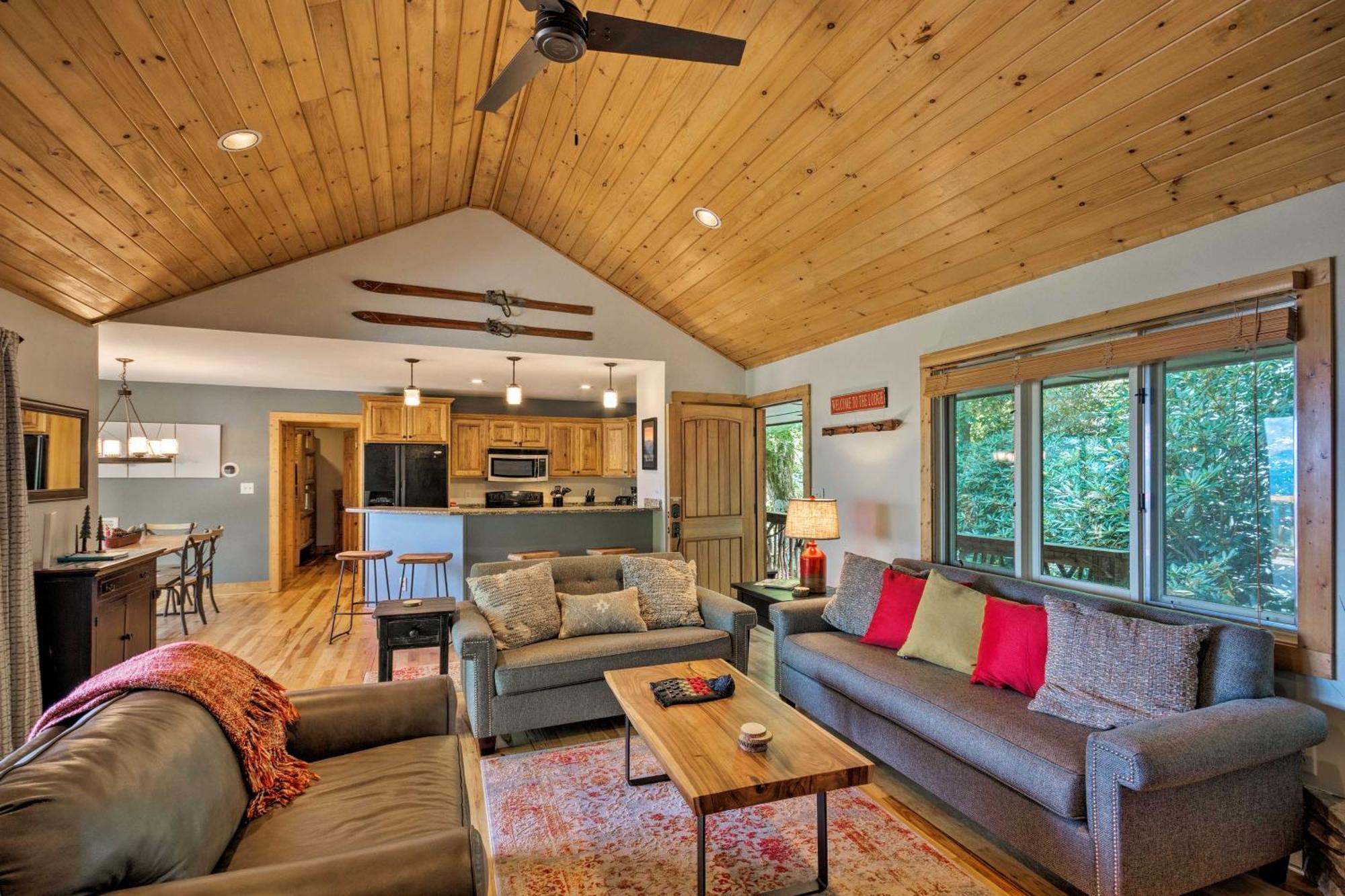 Cabin With Hot Tub And Mountain Views Less Than 5 Mi To Boone Blowing Rock Extérieur photo