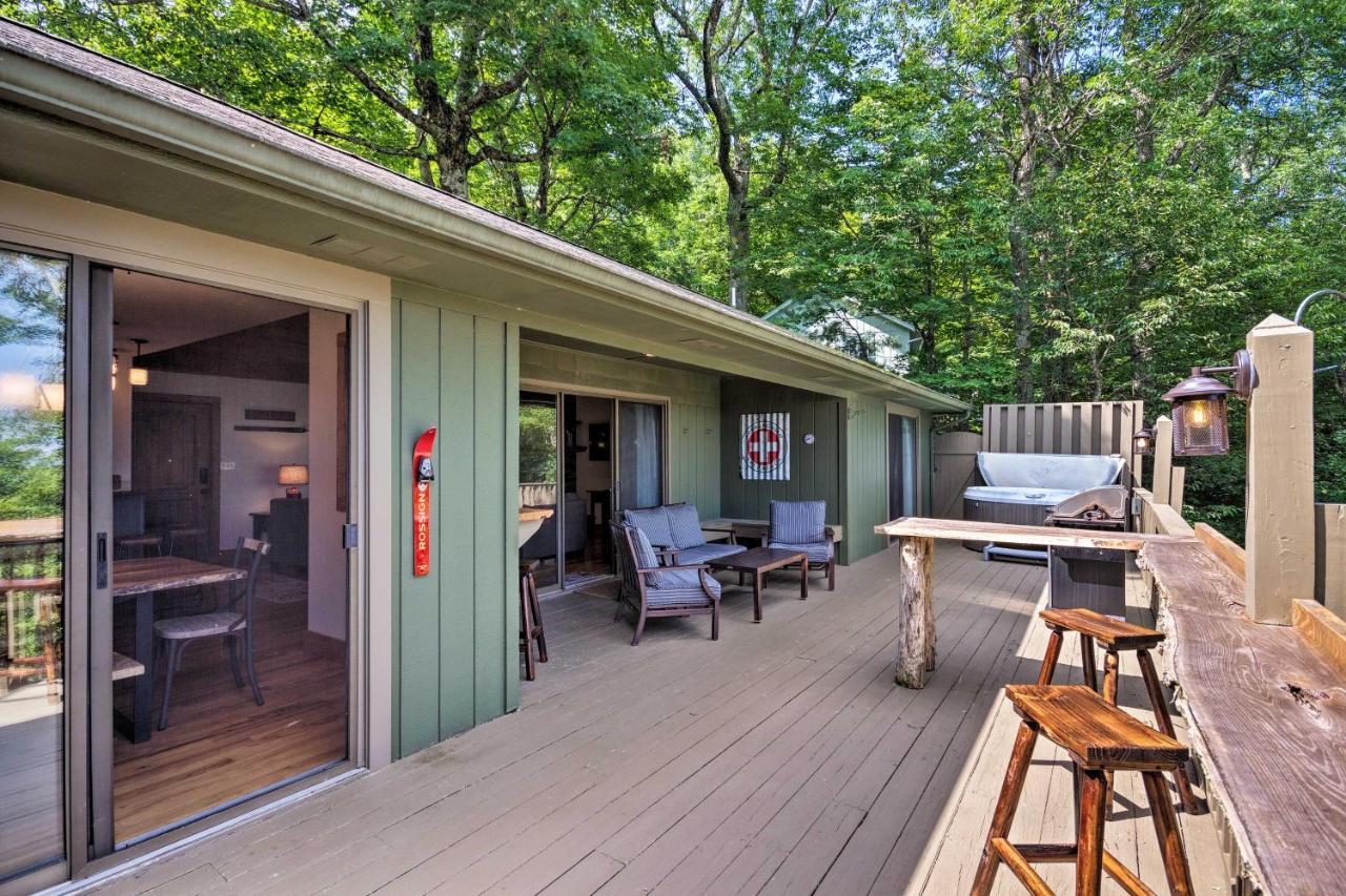 Cabin With Hot Tub And Mountain Views Less Than 5 Mi To Boone Blowing Rock Extérieur photo